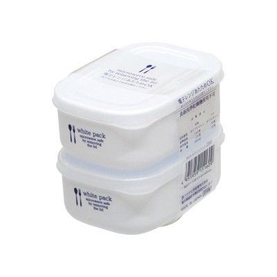 Set 2 hộp nhựa đựng thực phảm White pack 280ml