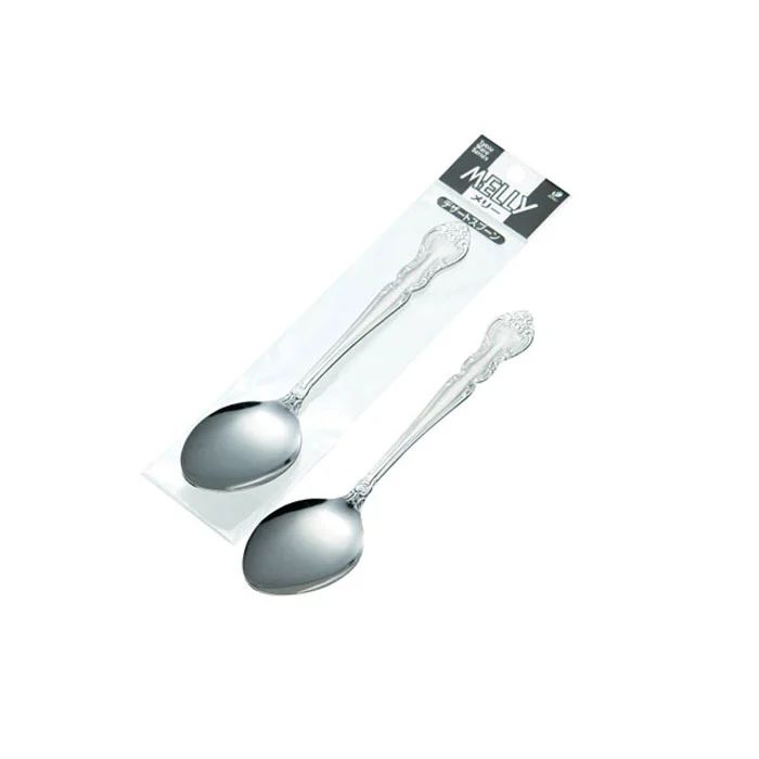 Set 2 thìa inox cỡ trung Melly 17,5cm