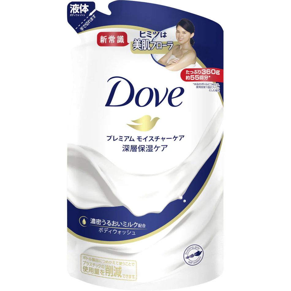 Sữa tắm Dove dưỡng ẩm hương hoa dịu nhẹ túi refill 360g