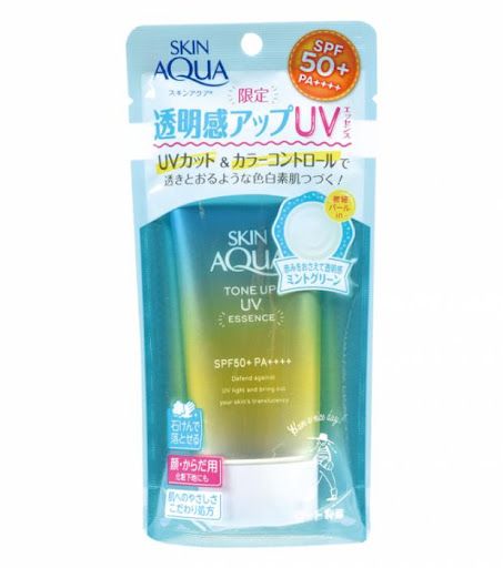 Kem chống nắng Skin Aqua Rohto (hương bạc hà).