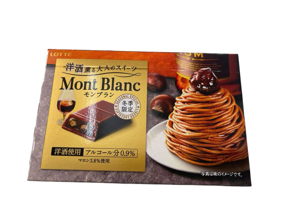 Socola rượu Lotte vị Mont Blanc