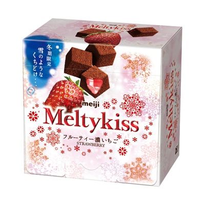 Socola tươi Melty Kiss vị dâu 53g