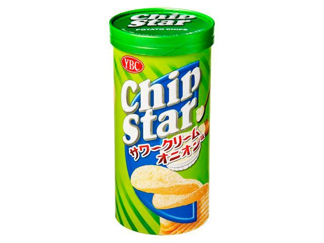 Snack khoai tây Chip star vị lá mạ, hành tây Nhật.