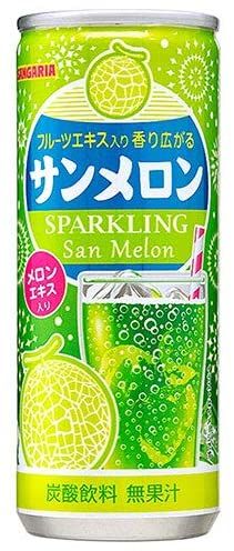 Nước soda sangaria sparkling vị dưa lưới (250g).