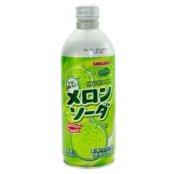 Nước soda Sangaria dưa lưới Nhật Bản (500ml).